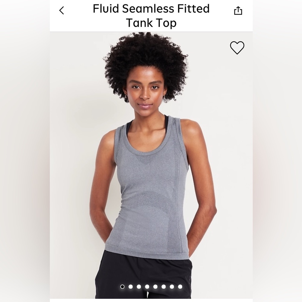 Old Navy Active Fluid Seamless Tank Tops White, Blue, Black, Purple/Pink SzSmall - Picture 9 of 10